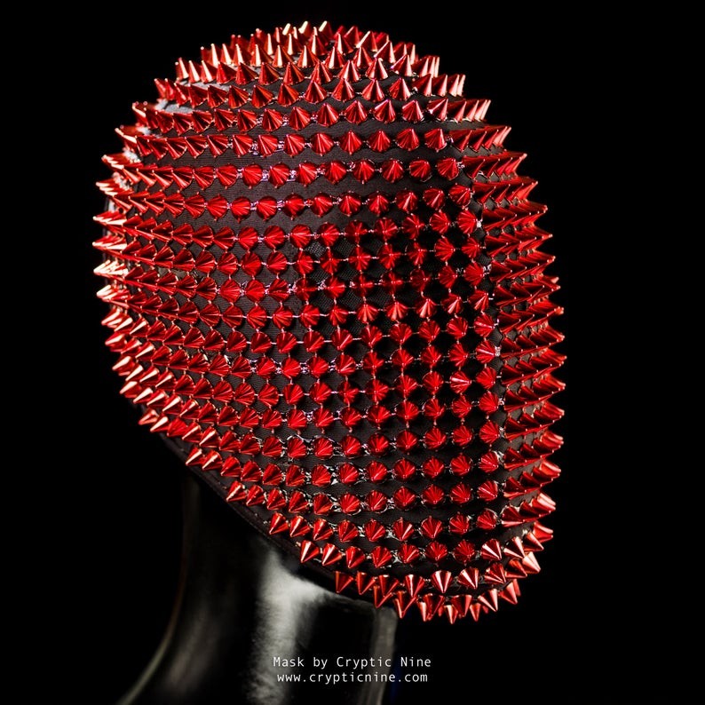 Red Fury - Custom Haute Couture Mask