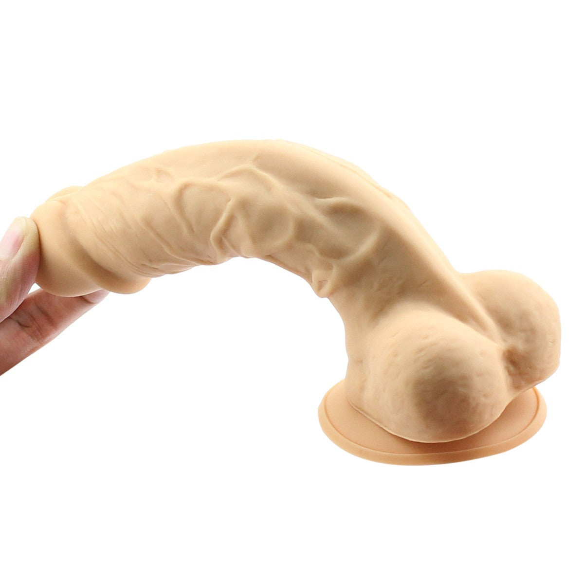 8" Flesh Suction Dildo