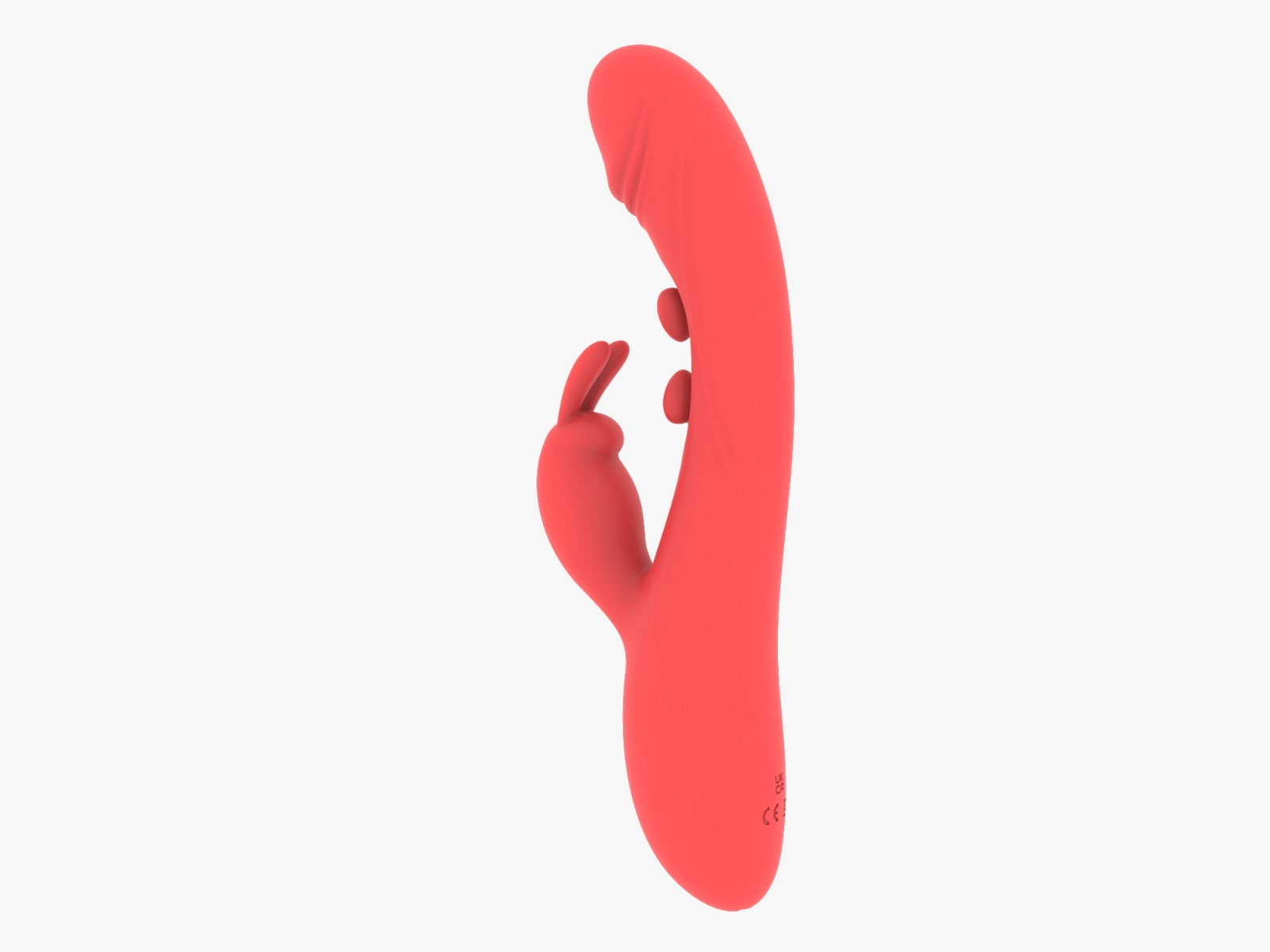 Curvella curved rabbit vibrator with clitoral stimulator