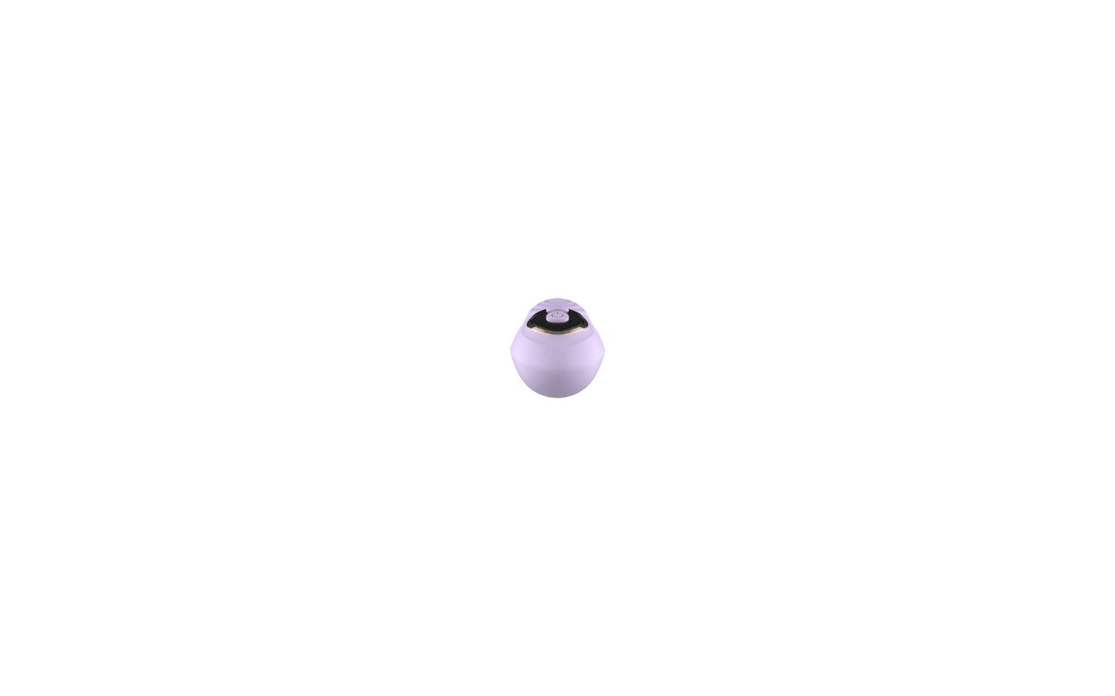 Sway G-spot vibrator end-on view with rounded lavender body