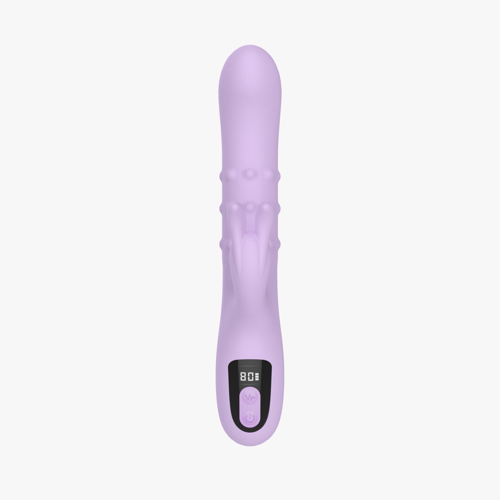 Textura dual-stimulation rabbit vibrator with moving massage bumps and clitoral attachment